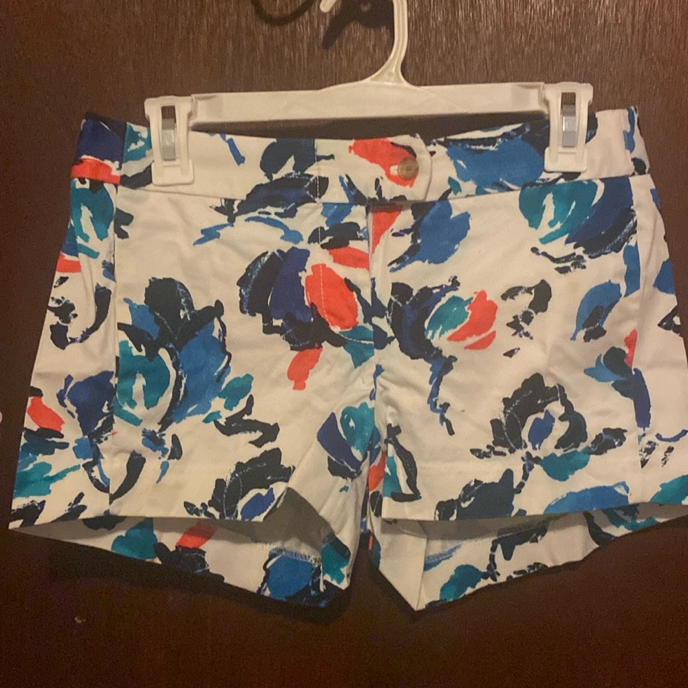 J Crew like new patterned shorts. NWOT